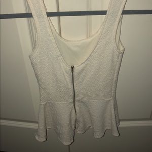 finn and clover peplum top